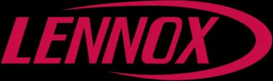 Lennox logo in bold red color